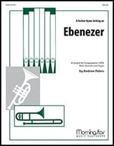 A Festive Hymn Setting on Ebenezer Brass Quartet and Organ with SATB, Congregation cover